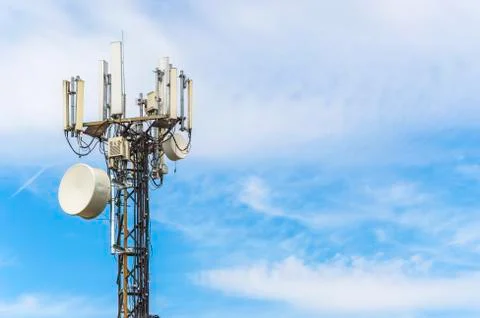 Tv antenna Stock Photos