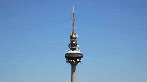 TV antenna tower Stock Footage 68550701