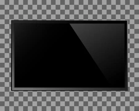 TV blank screen Stock Illustration