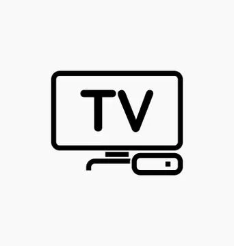 TV box / IPTV icon. Stock Illustration