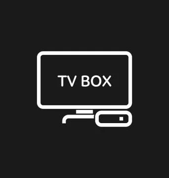 TV box / IPTV icon. Stock Illustration