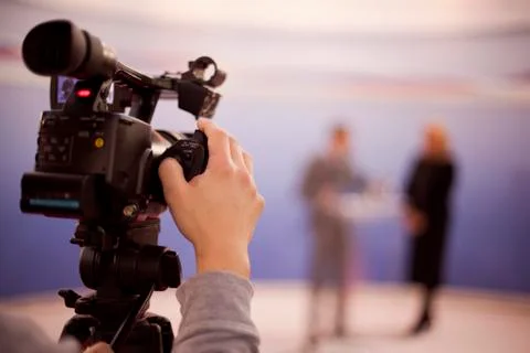 Tv broadcasting Stock Photos