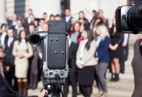 Tv broadcasting Stock Photos
