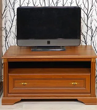 TV at cabinet Stock Photos
