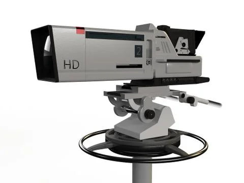 Tv camera Stock Illustration