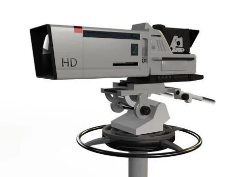 Tv camera Stock Illustration