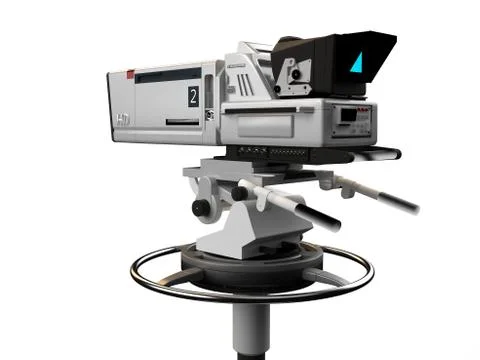 Tv camera Stock Illustration