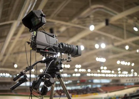 Tv camera Foto stock