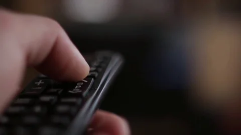 TV channels switching bokeh Stock Footage 72248495