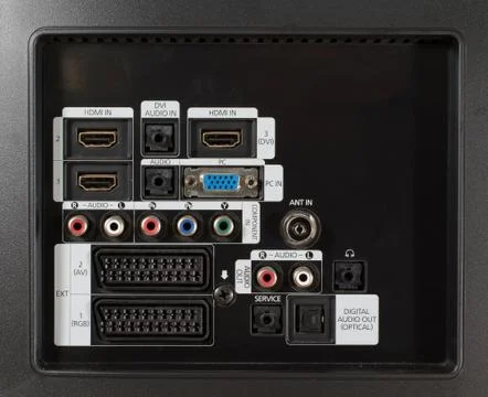 TV Connections Stock Photos