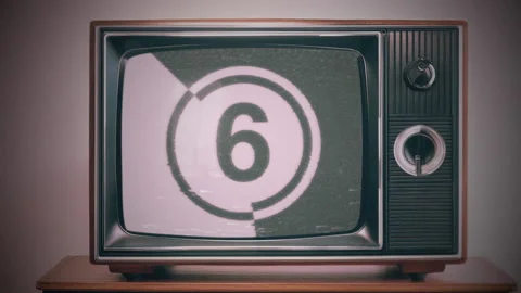 TV Countdown Leader Stock Footage 281193703
