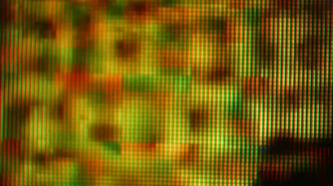 TV display screen macro Stock Footage 36893892