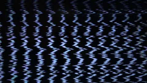 TV Distorted Signal Problems Glitch Stock Footage 83705464