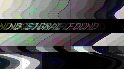 TV Distorted Signal Problems Glitch Stock Footage 105922837