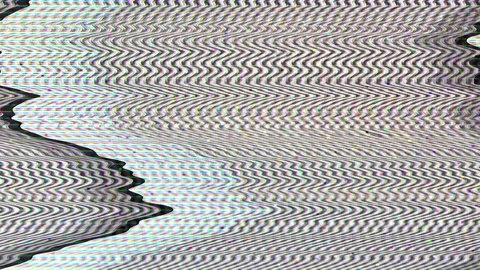 TV Distorted Signal Problems Glitch Stock Footage 106022161