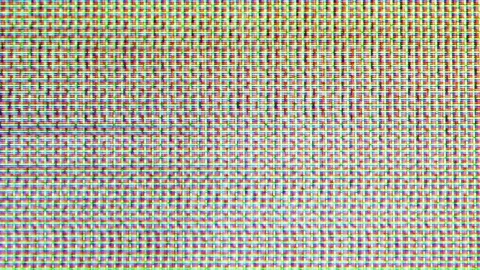 TV Distorted Signal Problems Glitch Stock Footage 106034716