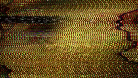 TV Distorted Signal Problems Glitch Stock Footage 106133321