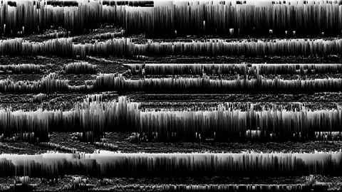 TV Distorted Signal Problems Glitch Stock Footage 120815852