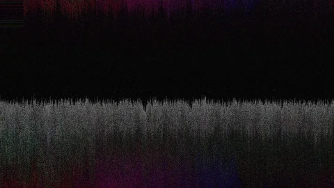 TV Distorted Signal Problems Glitch Stock Footage 120861628
