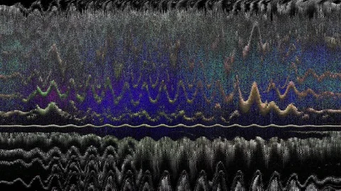 TV Distorted Signal Problems Glitch Stock Footage 121067074