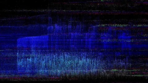 TV Distorted Signal Problems Glitch Stock Footage 121067101