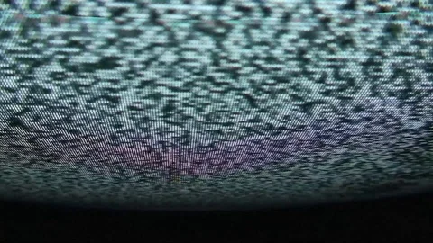 TV Distortion Top Side Stock Footage 98679686