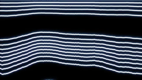 TV Electromagnetic Spectrum Waves Digital Noise with Static, Glitch Distortion Stock Footage 308165953