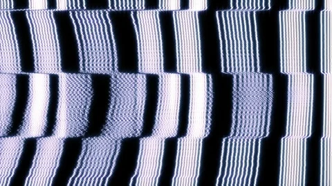 TV Electromagnetic Spectrum Waves Digital Noise with Static, Glitch Distortion Stock Footage 308166079
