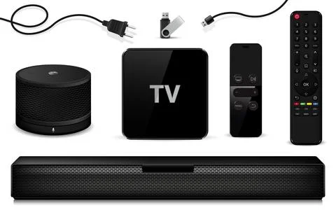 TV equipment Stock Illustration