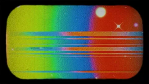 TV Error Ripple Glitch Visual Loop Stock Footage 322604803