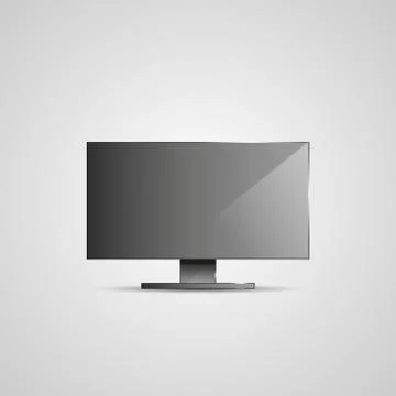 TV Flat Screen Icd Illustration Stock Illustration