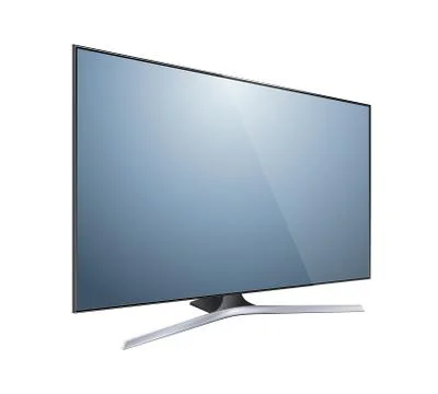 TV flat screen lcd, plasma realistic vector illustration Stock Illustration
