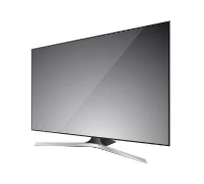 TV flat screen lcd, plasma realistic vector illustration Stock Illustration