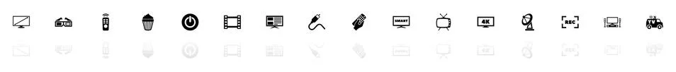 Tv - Flat Vector Icons Stock Illustration