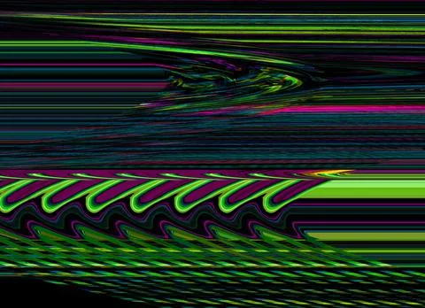 TV Glitch Error background with Computer screen and Digital pixel noise abstract イラスト素材