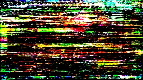 TV Glitch Overlay Loop Stock Footage 279910697