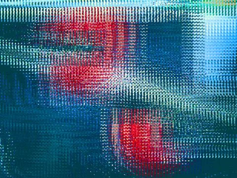 TV Glitchs Effect 库存插图