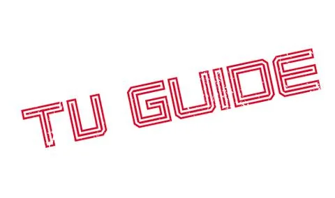 Tv Guide rubber stamp Stock Illustration