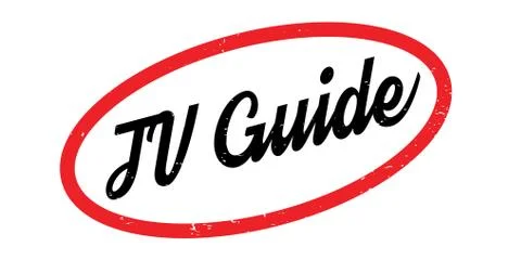 Tv Guide rubber stamp Иллюстрация