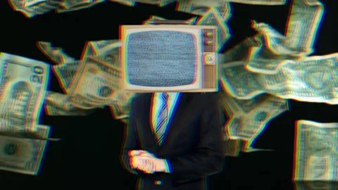 TV head Stock Footage 233469979