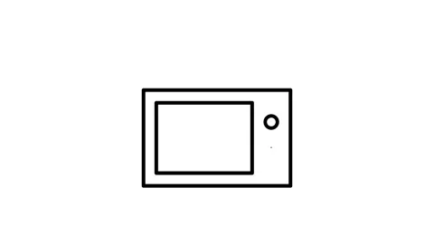 TV icon displayed on a blue background, symbolizing television or media con.. Stock Footage 332986370