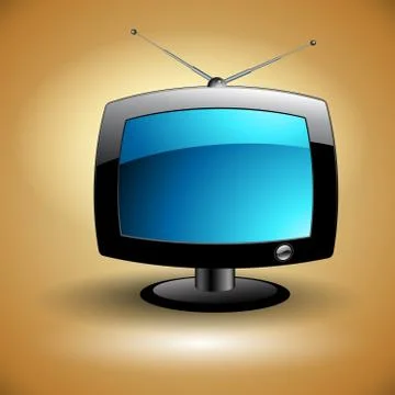 TV icon Illustrazione stock