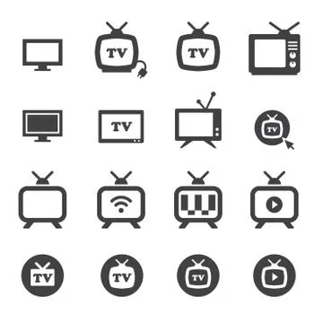Tv icon Stock Illustration