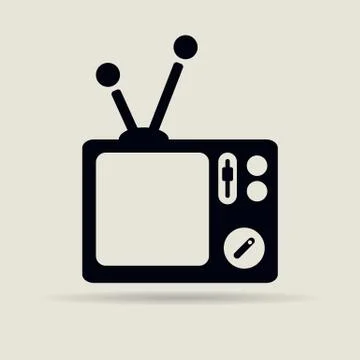 Tv icon. Stock Illustration