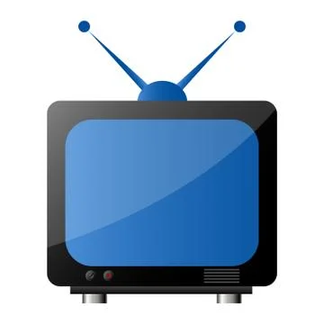 Tv icon Illustrazione stock