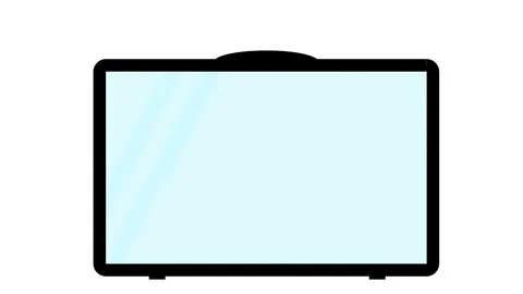 Tv icon In Out Animation loop Stock-Footage 81746907