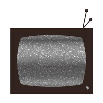Tv Icon vector Stock Illustration