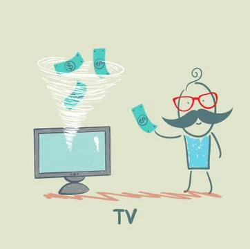 Tv Stock Illustration
