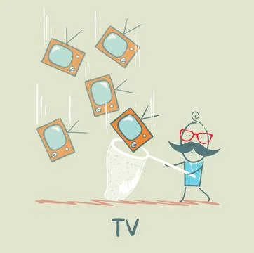 Tv Stock Illustration