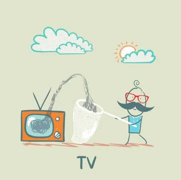 Tv Stock Illustration